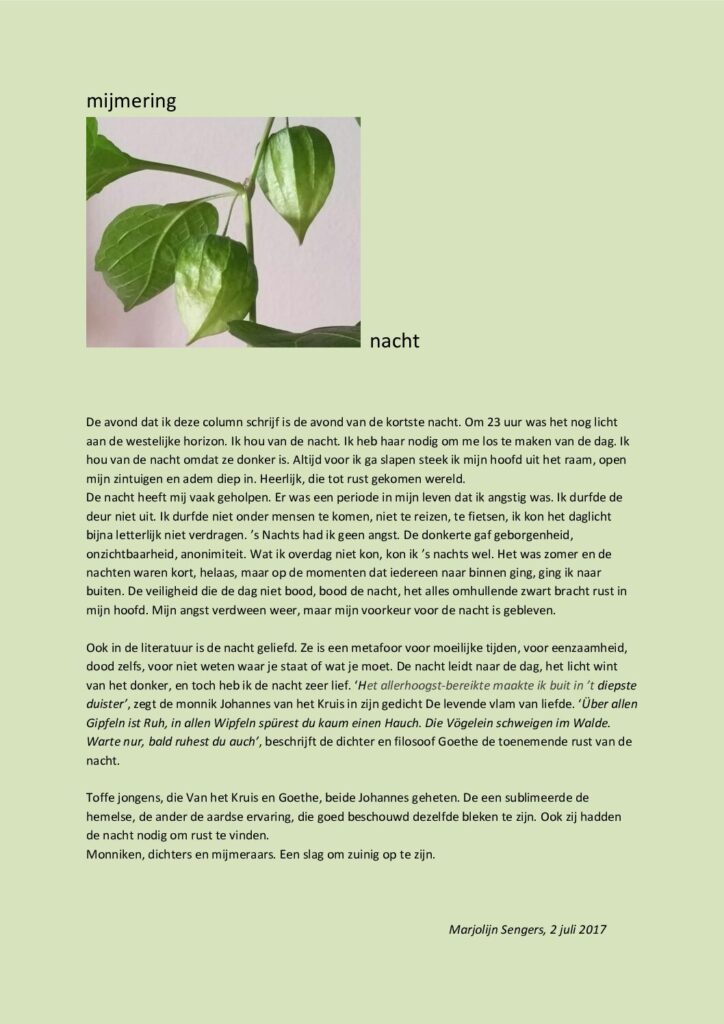thumbnail of Mijmering 100 Nacht 02-07-2017