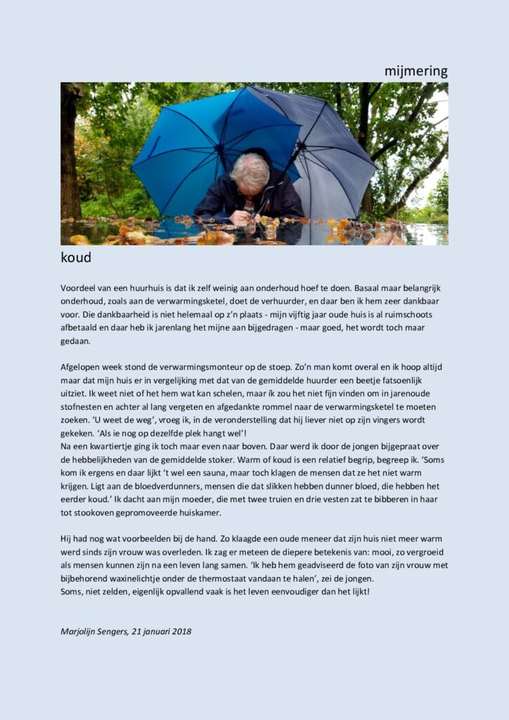 thumbnail of Mijmering 114 Koud 21-01-2018