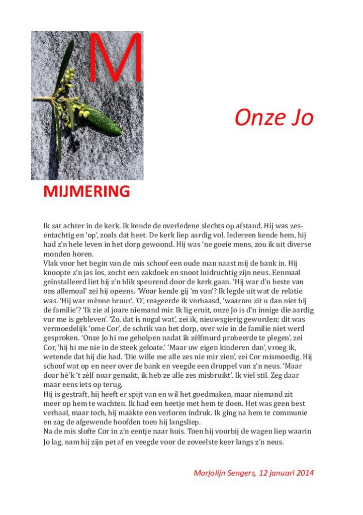 thumbnail of Mijmering 12 Onze Jo 12-01