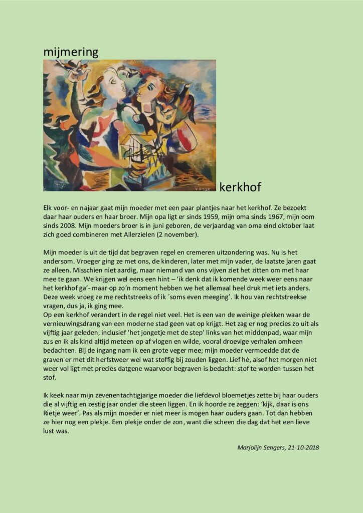 thumbnail of Mijmering 132 Kerkhof 21-10-2018