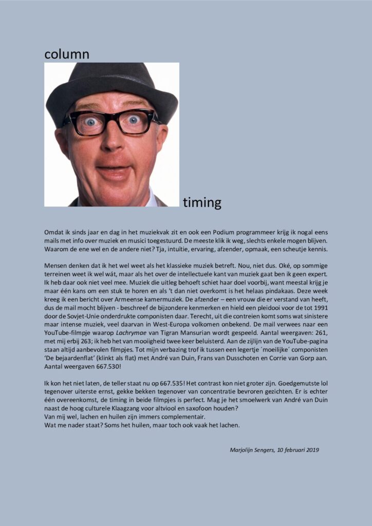 thumbnail of Mijmering 141 Timing 10-02-2019