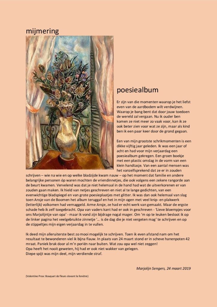 thumbnail of Mijmering 144 Poesiealbum 24-03-2019