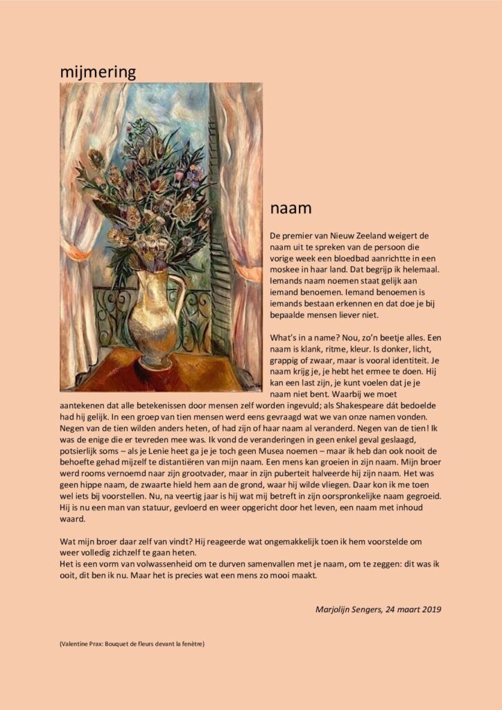 thumbnail of Mijmering 145 Naam 24-03-2019