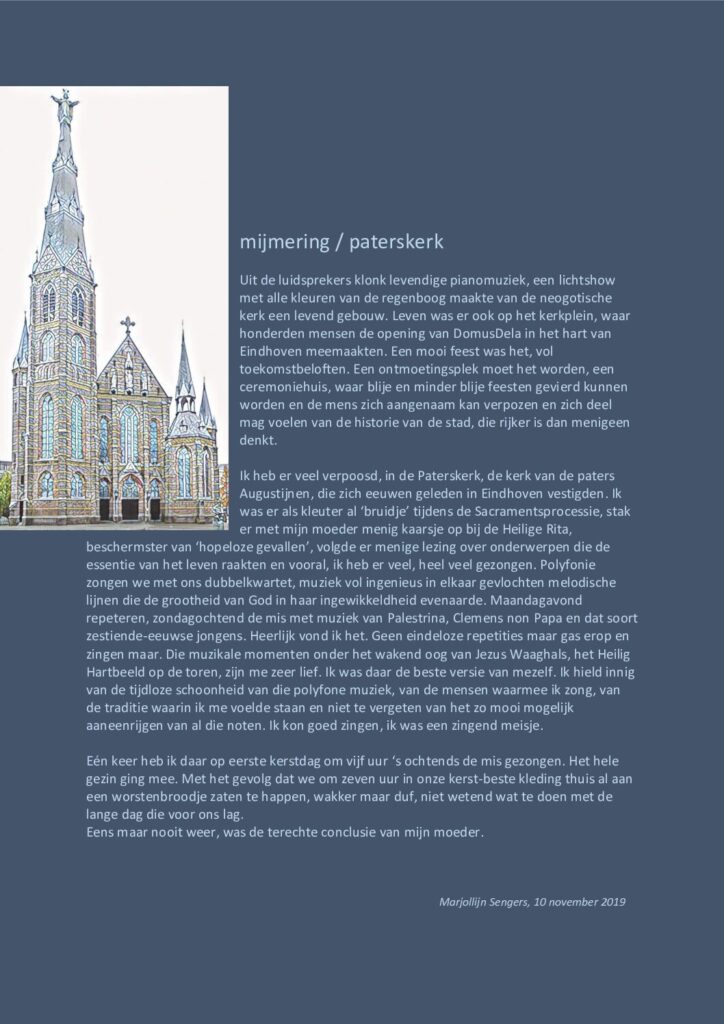 thumbnail of Mijmering 159 Paterskerk 10-11-2019