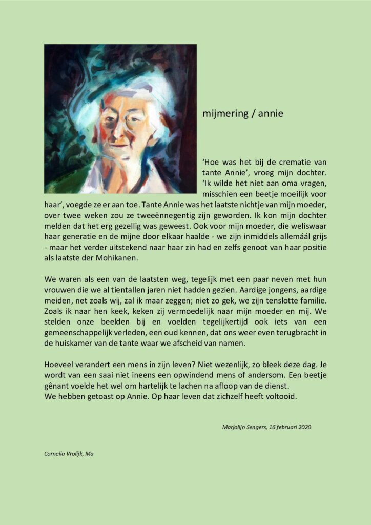 thumbnail of Mijmering 166 Annie 16-02-2020