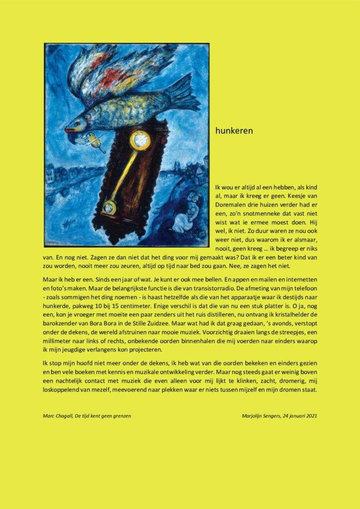 thumbnail of Mijmering 191 Hunkeren 24-01-2021