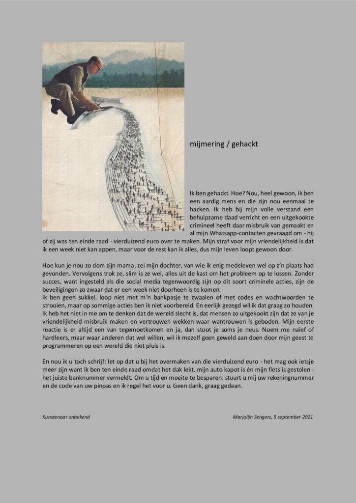 thumbnail of Mijmering 207 Gehackt 05-09-2021