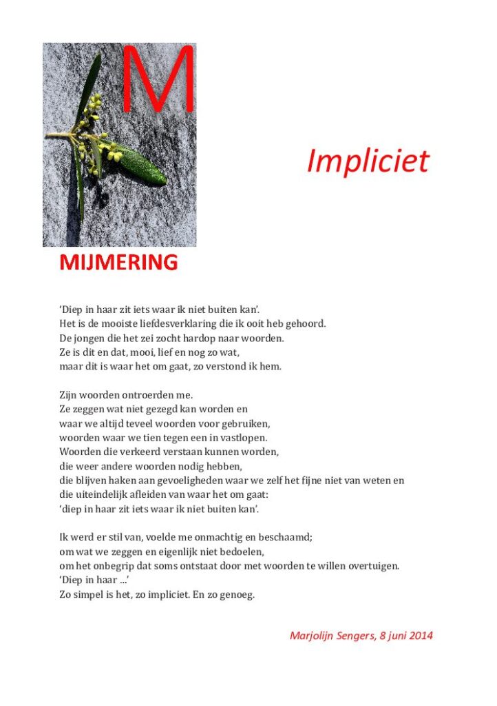 thumbnail of Mijmering 21 Impliciet 08-06-2014