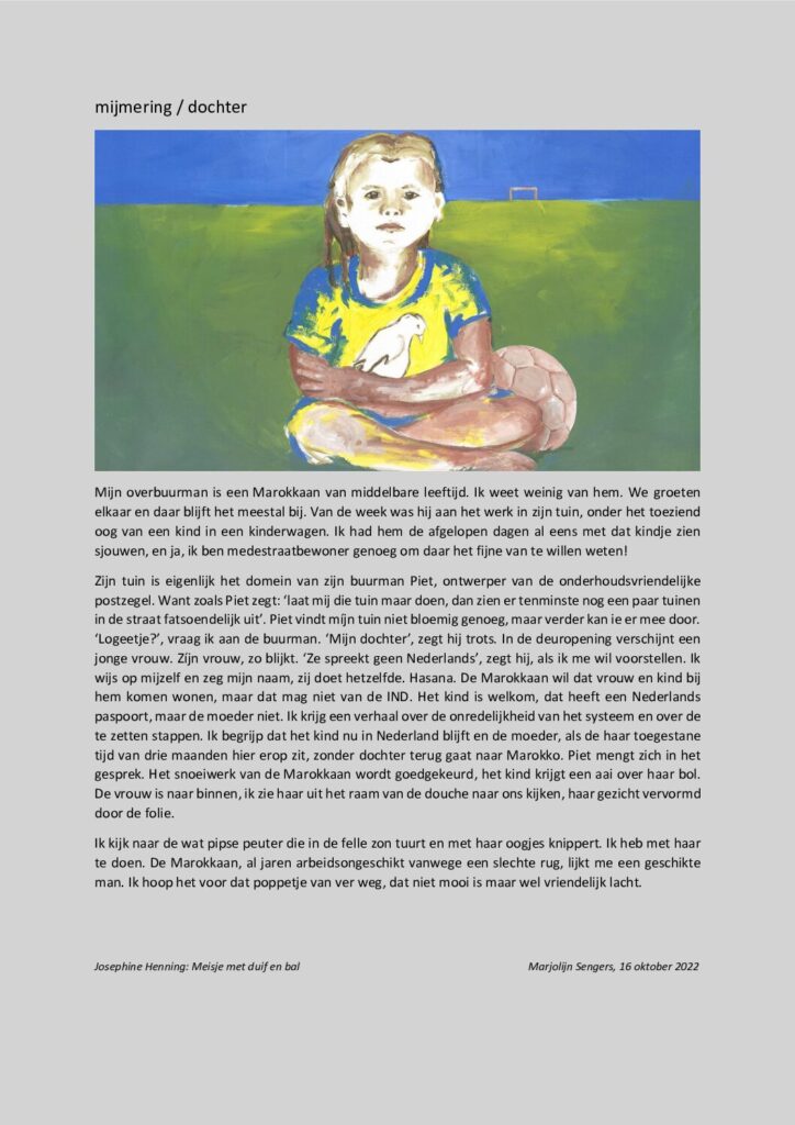 thumbnail of Mijmering 236 Dochter 16-10-2022