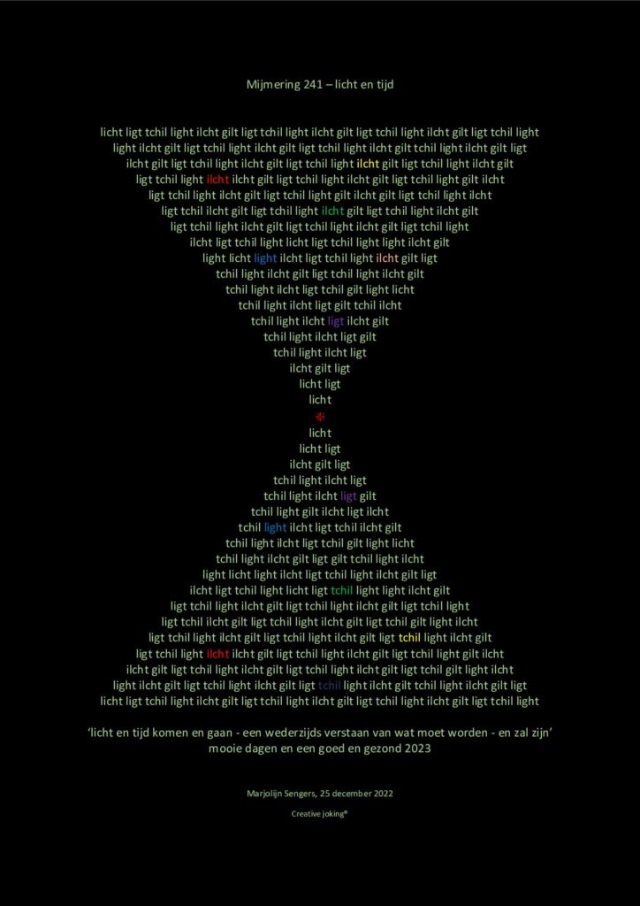 thumbnail of Mijmering 241 Licht en tijd 25-12-2022