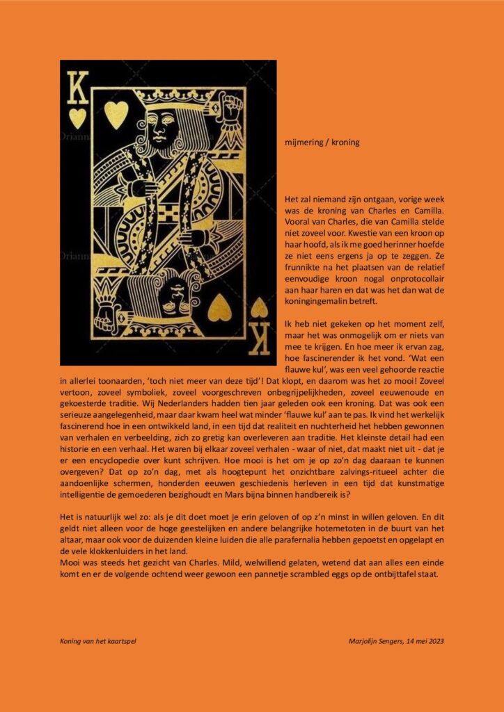 thumbnail of Mijmering 251 Kroning 14-05-2023