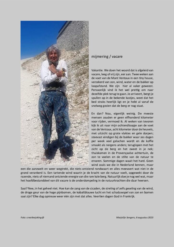 thumbnail of Mijmering 258 Provence 06-08-2023