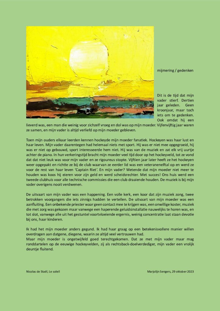 thumbnail of Mijmering 264 Gedenken 31-10-2023