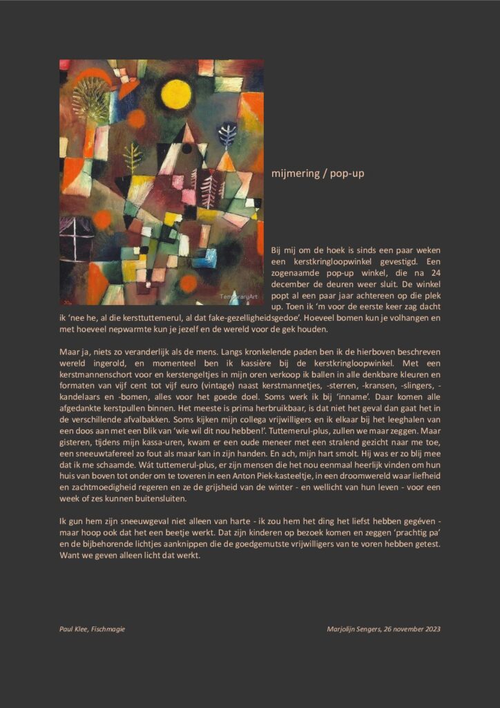 thumbnail of Mijmering 266 Pop-up 26-11-2023