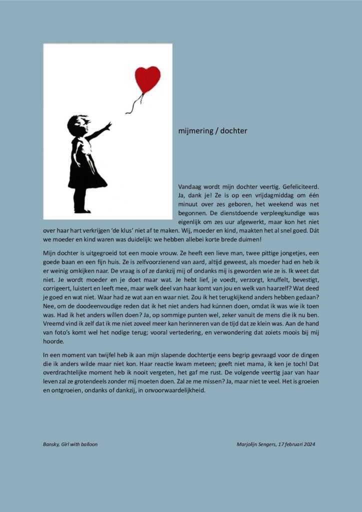 thumbnail of Mijmering 272 Dochter 17-02-2024