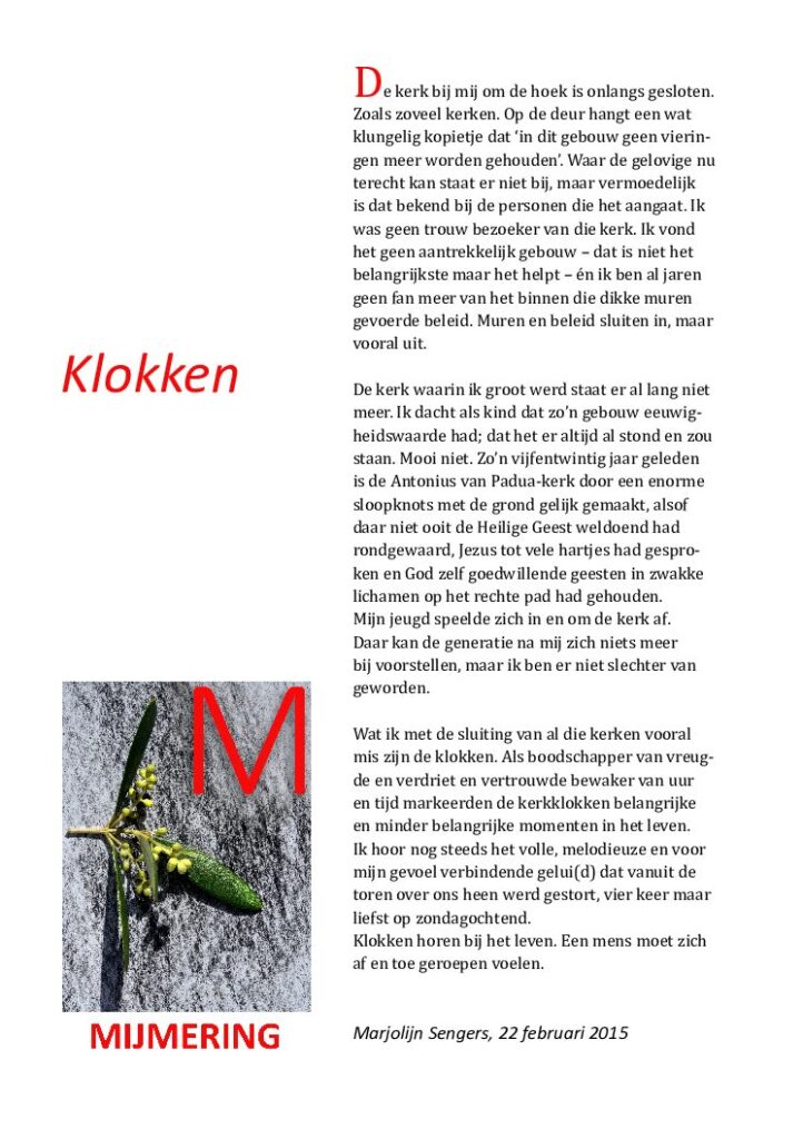thumbnail of Mijmering 39 Klokken 22-02-2015