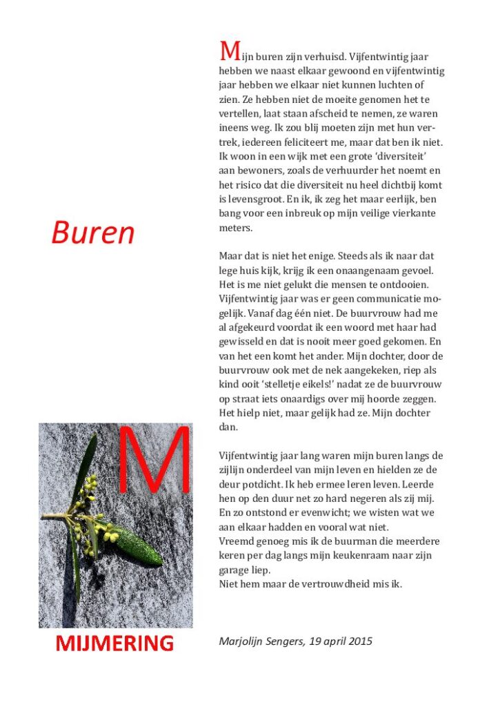 thumbnail of Mijmering 43 Buren 19-04-2015