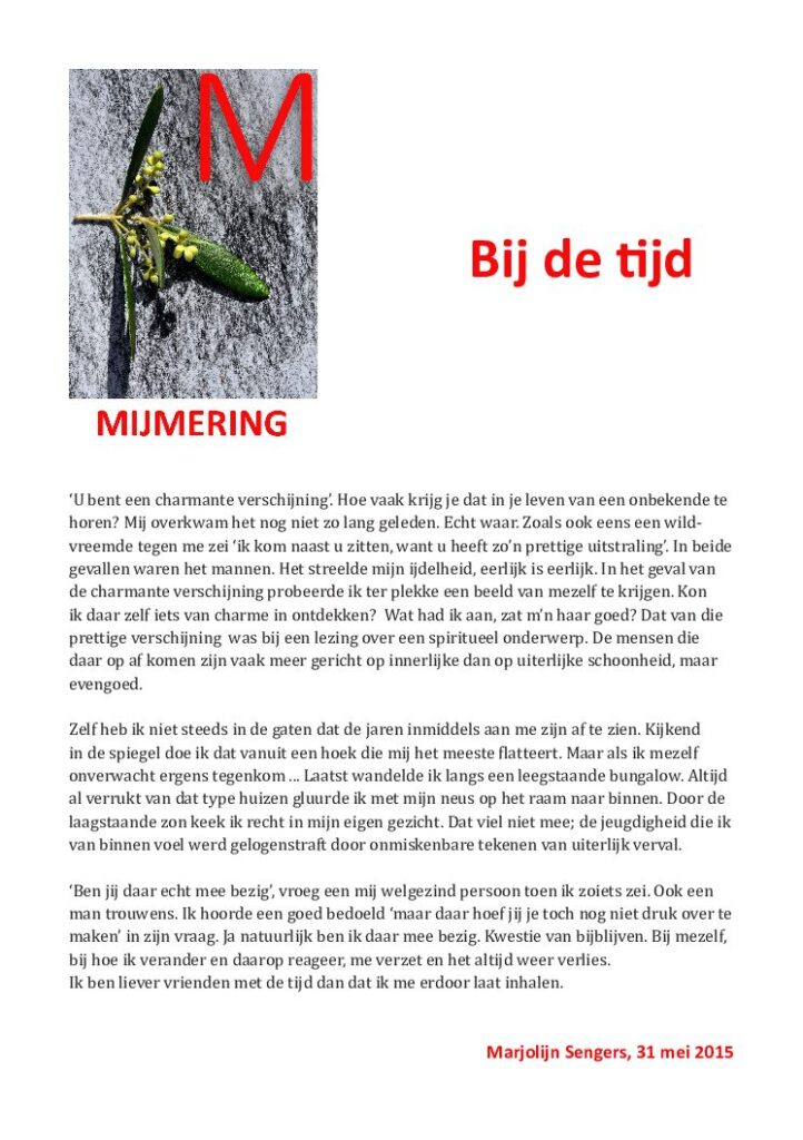 thumbnail of Mijmering 46 Bij de tijd 31-05-2015