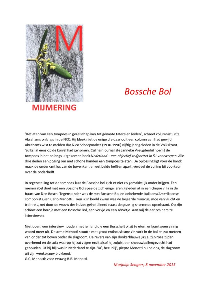 thumbnail of Mijmering 57 Bossche Bol 08-11-2015