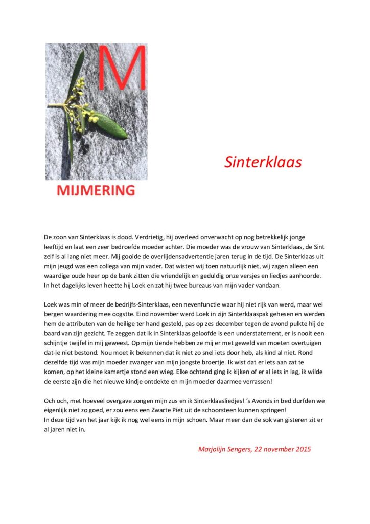 thumbnail of Mijmering 58 Sinterklaas 22-11-2015