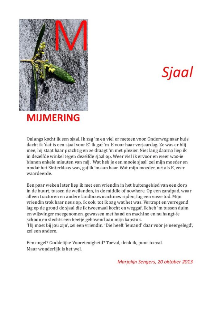 thumbnail of Mijmering 6 Sjaal 20-10-2013