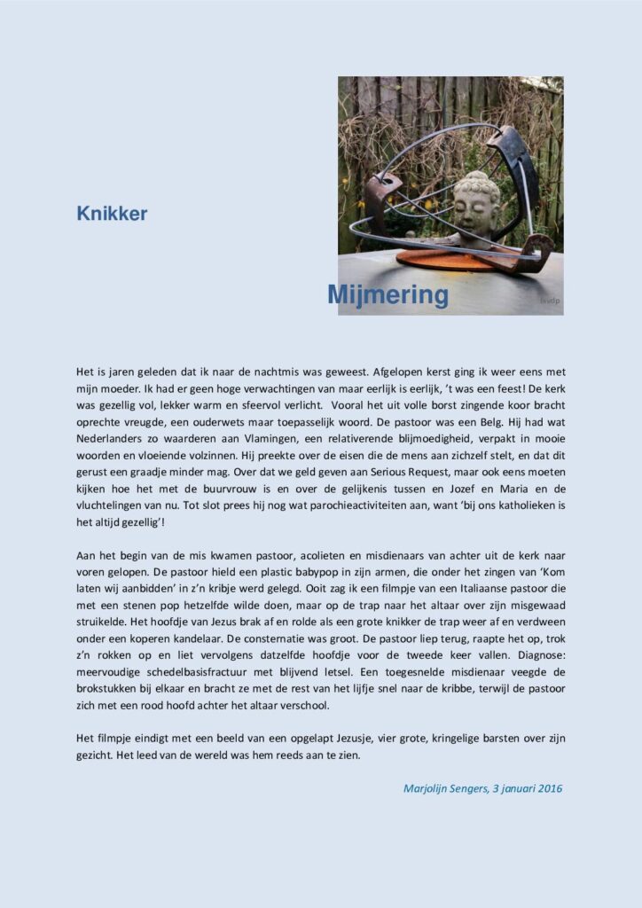 thumbnail of Mijmering 61 Knikker 03-01-2016