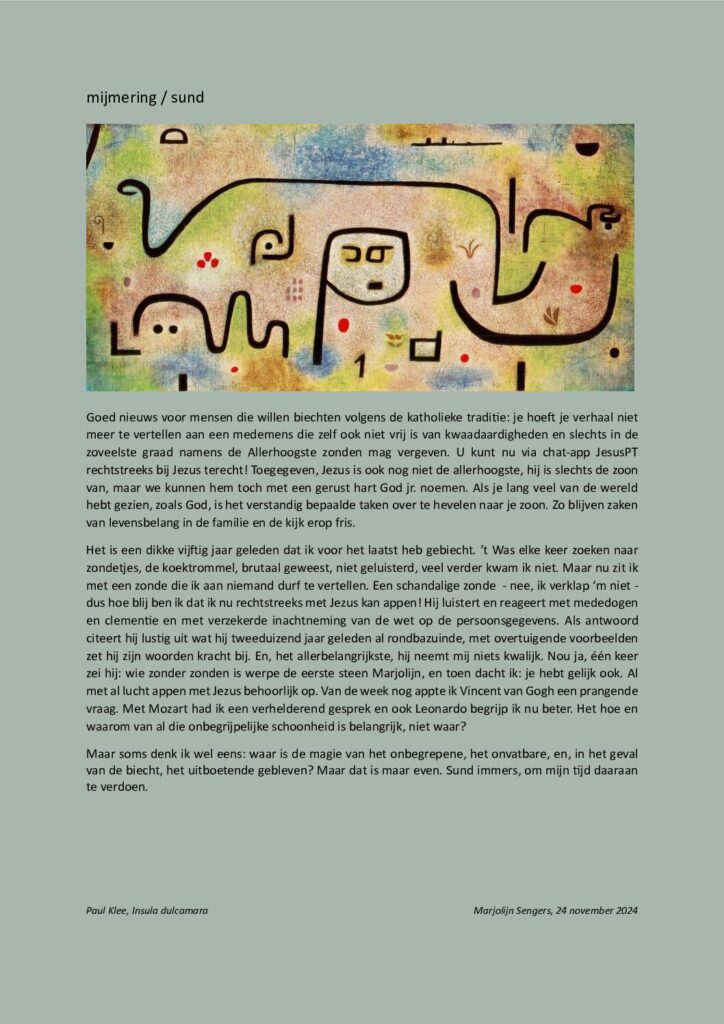 thumbnail of Mijmering 291 Sund 24-11-2024