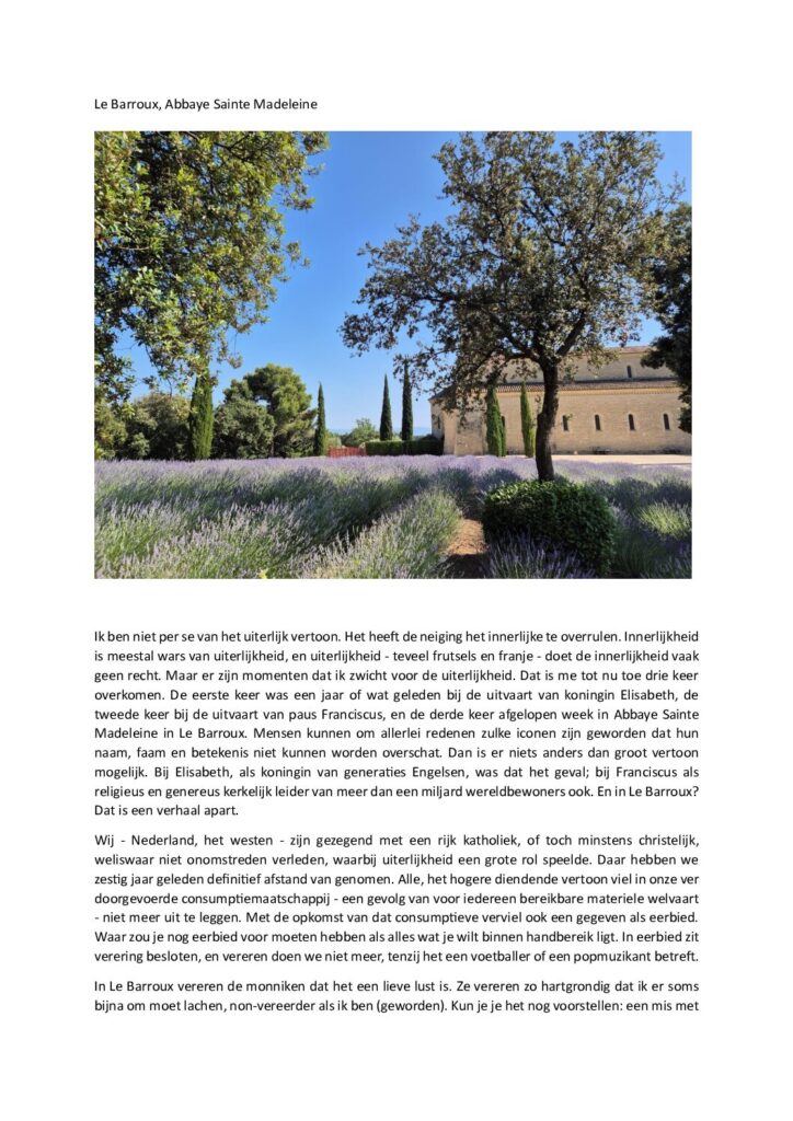 thumbnail of Le Barroux juni 2025