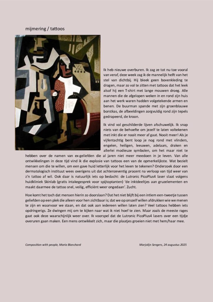 thumbnail of Mijmering 311 Tattoos 24-08-2025