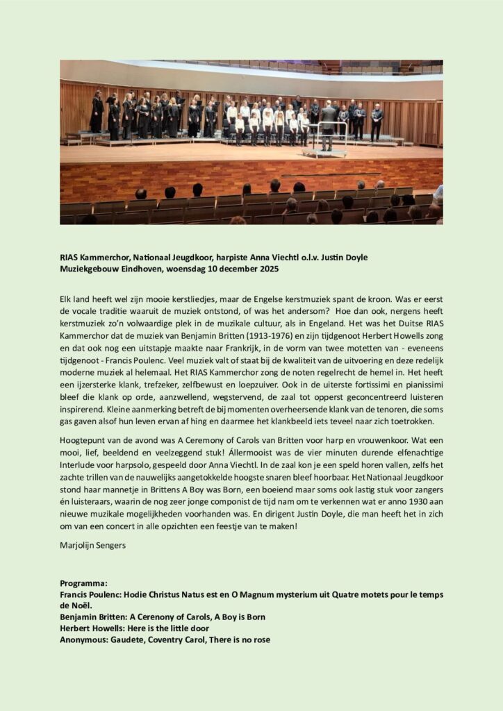 thumbnail of RIAS Kammerchor Muziekgebouw 10-12-2025