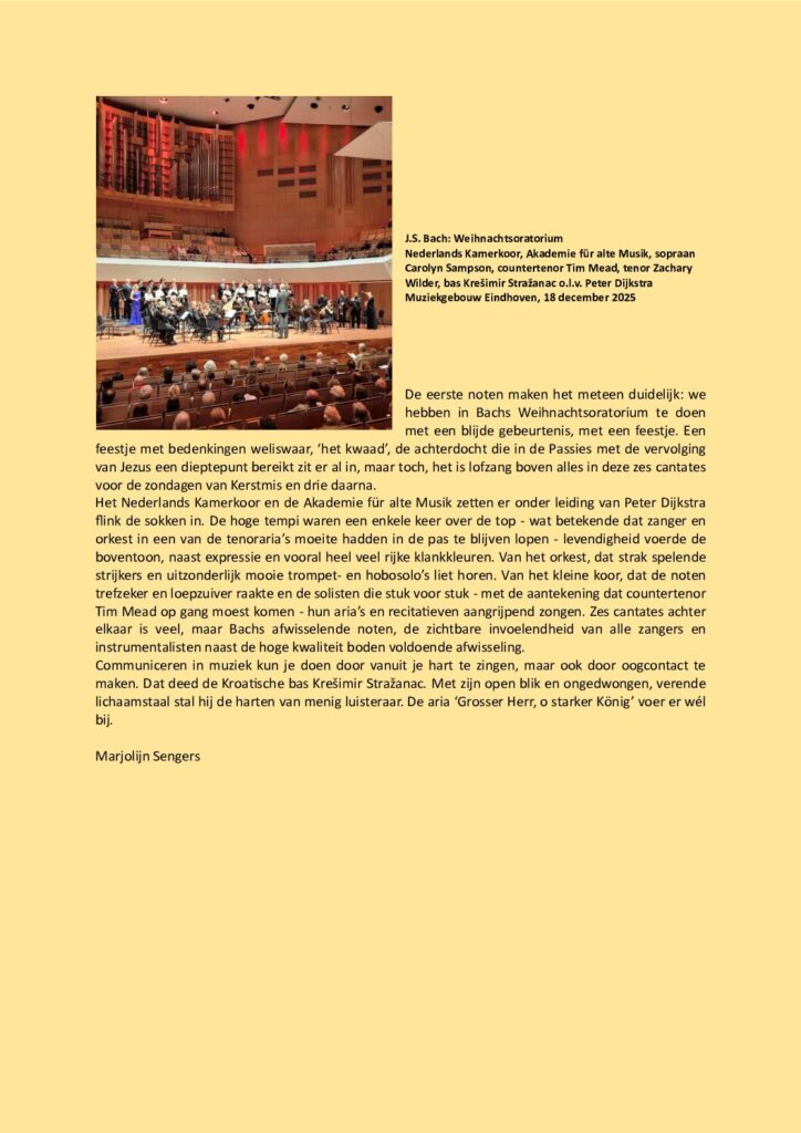 thumbnail of Weihnachtsoratorium Muziekgebouw 18-12-2025